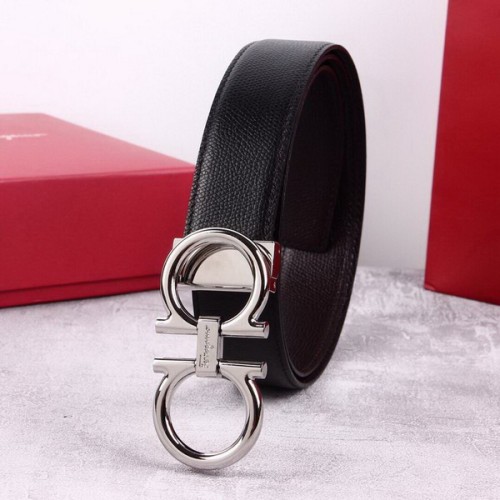 Super Perfect Quality Ferragamo Belts(100% Genuine Leather,steel Buckle)-819