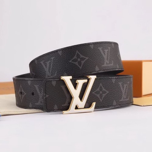Super Perfect Quality LV Belts(100% Genuine Leather Steel Buckle)-1350