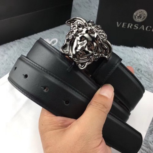 Super Perfect Quality Versace Belts(100% Genuine Leather,Steel Buckle)-479