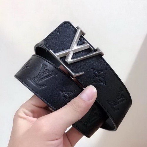 Super Perfect Quality LV Belts(100% Genuine Leather Steel Buckle)-2095