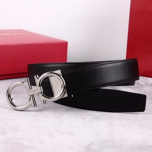 Super Perfect Quality Ferragamo Belts(100% Genuine Leather,steel Buckle)-822