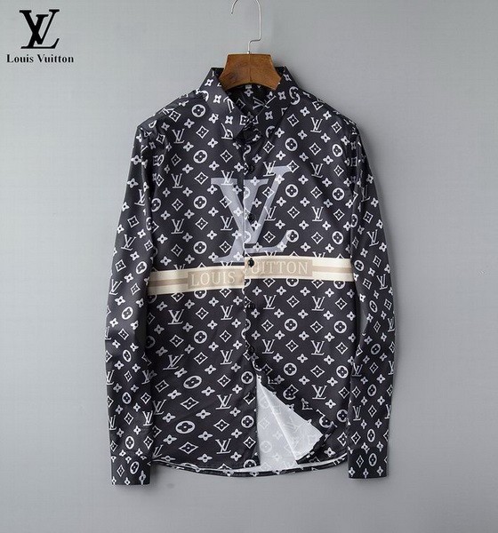 LV long sleeve shirt men-066(M-XXXL)