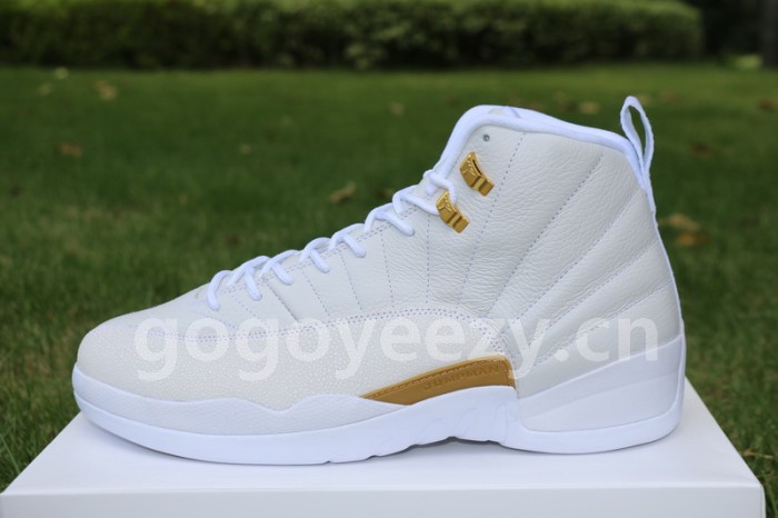 Authentic Air Jordan 12 OVO White