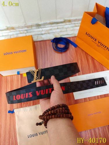 Super Perfect Quality LV Belts(100% Genuine Leather Steel Buckle)-1660