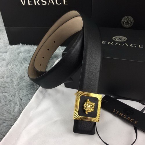 Super Perfect Quality Versace Belts(100% Genuine Leather,Steel Buckle)-172