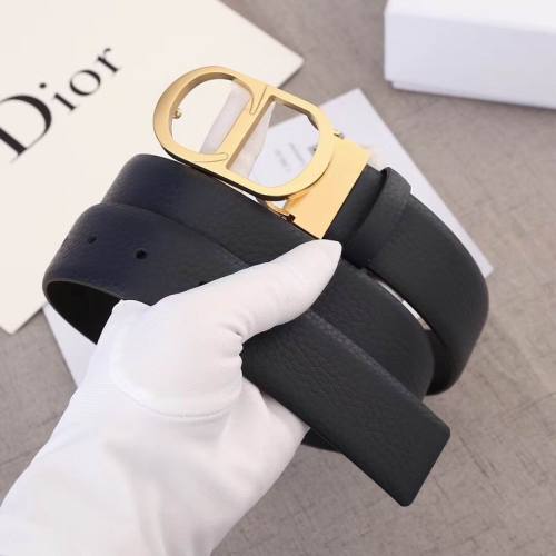 Super Perfect Quality Dior Belts(100% Genuine Leather,steel Buckle)-083