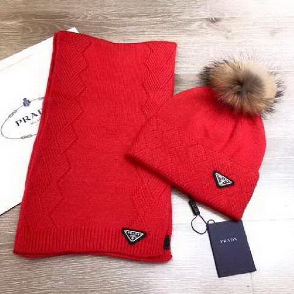 Prada Wool Cap Scarf AAA-019