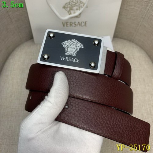 Super Perfect Quality Versace Belts(100% Genuine Leather,Steel Buckle)-114