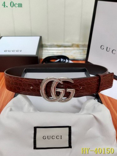 Super Perfect Quality G Belts(100% Genuine Leather,steel Buckle)-1907