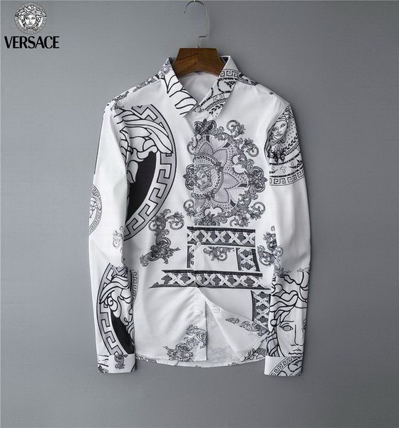Versace long sleeve shirt men-004(M-XXXL)