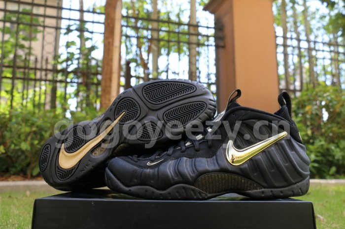 Authentic Nike Air Foamposite Pro “Black Metallic Gold”