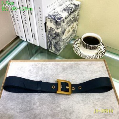 Super Perfect Quality Dior Belts(100% Genuine Leather,steel Buckle)-389