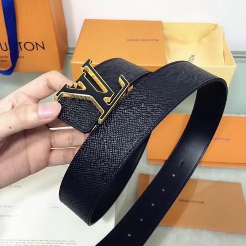 Super Perfect Quality LV Belts(100% Genuine Leather Steel Buckle)-1194
