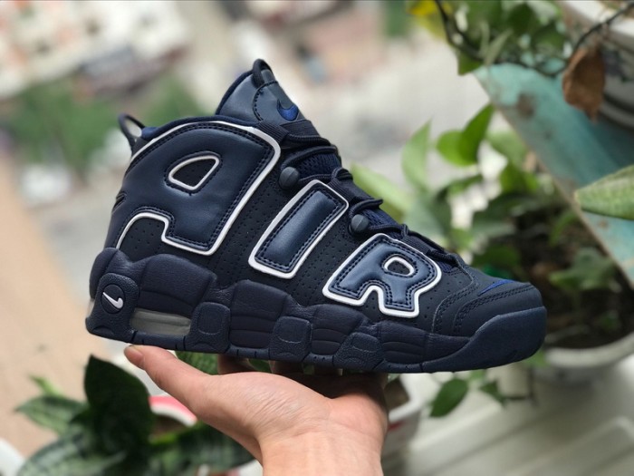 Authentic Nike Air More Uptempo Navy GS