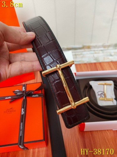 Super Perfect Quality Hermes Belts(100% Genuine Leather,Reversible Steel Buckle)-314