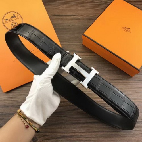 Super Perfect Quality Hermes Belts(100% Genuine Leather,Reversible Steel Buckle)-264