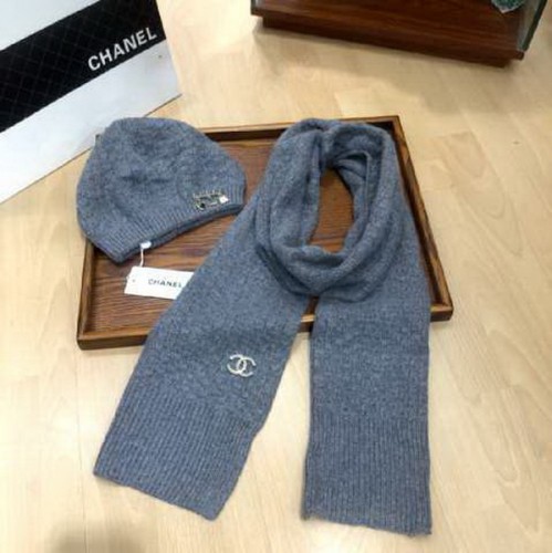 CHAL Wool Cap Scarf AAA-083