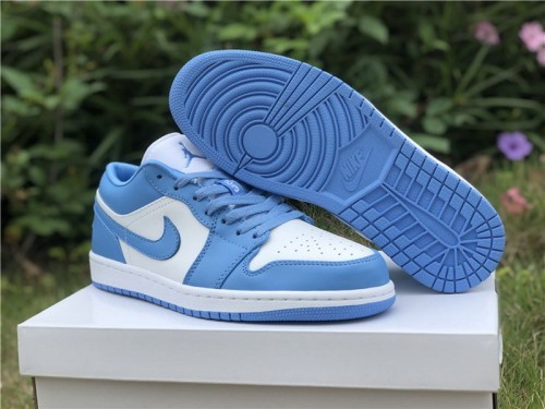 Authentic  Air Jordan 1 Low “UNC”