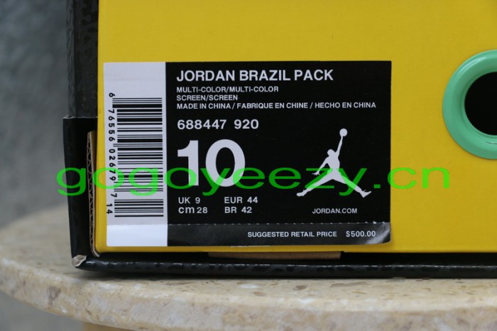 Authentic Air Jordan 6 “World Cup Brazil”