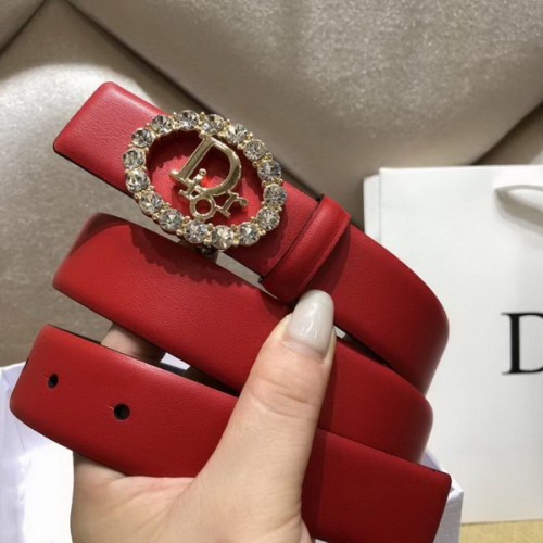 Super Perfect Quality Dior Belts(100% Genuine Leather,steel Buckle)-013