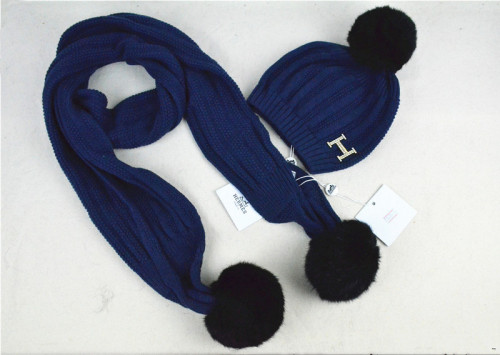 Hermes Wool Cap Scarf AAA-015