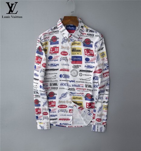 LV long sleeve shirt men-045(M-XXXL)