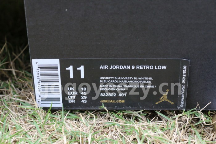 Authentic Air Jordan 9 Low Pantone