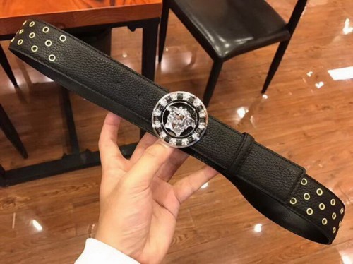 Super Perfect Quality Versace Belts(100% Genuine Leather,Steel Buckle)-211