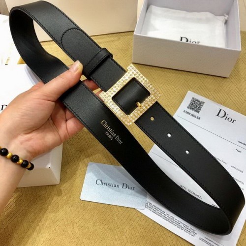 Super Perfect Quality Dior Belts(100% Genuine Leather,steel Buckle)-303
