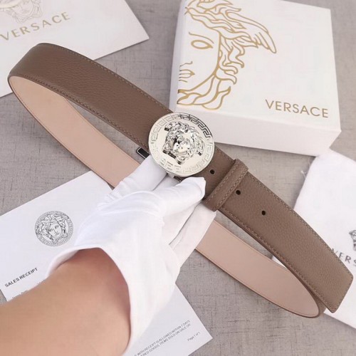 Super Perfect Quality Versace Belts(100% Genuine Leather,Steel Buckle)-190