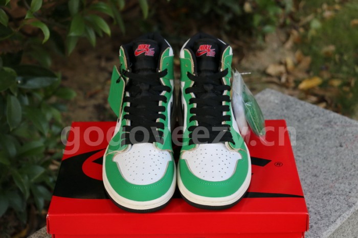 Authentic Air Jordan 1 High OG WMNS “Lucky Green”