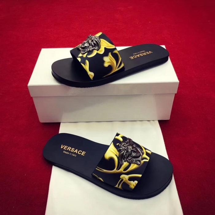 Versace men slippers AAA-103