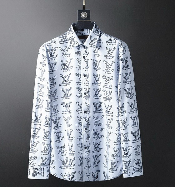 LV long sleeve shirt men-159(M-XXXL)