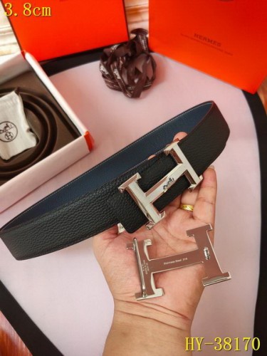 Super Perfect Quality Hermes Belts(100% Genuine Leather,Reversible Steel Buckle)-292