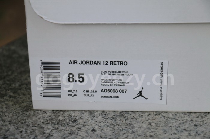 Authentic Air Jordan 12