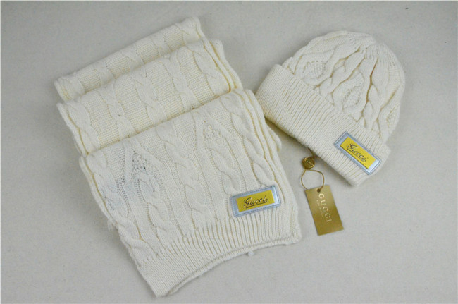 G Wool Cap Scarf AAA-014