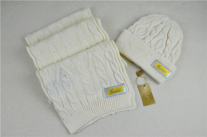 G Wool Cap Scarf AAA-014