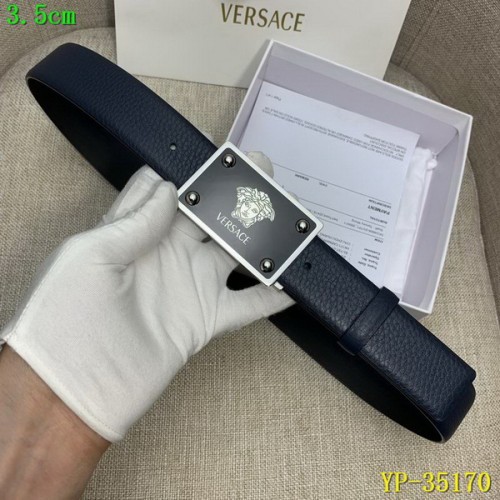 Super Perfect Quality Versace Belts(100% Genuine Leather,Steel Buckle)-123
