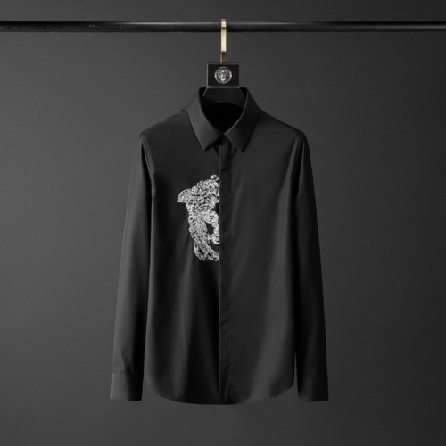 Versace long sleeve shirt men-046(M-XXXXL)