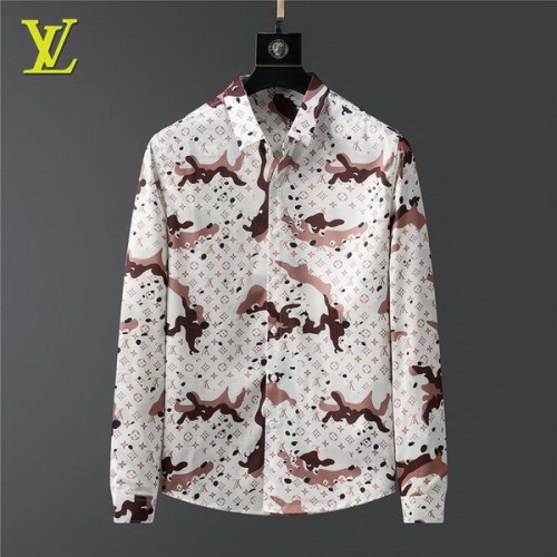 LV long sleeve shirt men-072(M-XXXL)