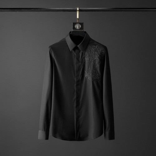 Versace long sleeve shirt men-048(M-XXXXL)
