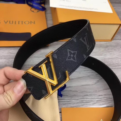 Super Perfect Quality LV Belts(100% Genuine Leather Steel Buckle)-1349