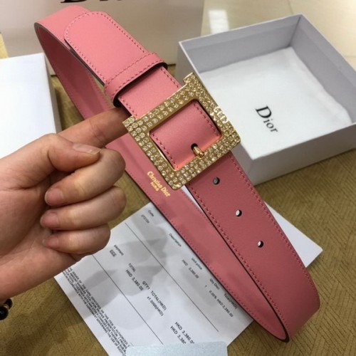 Super Perfect Quality Dior Belts(100% Genuine Leather,steel Buckle)-354