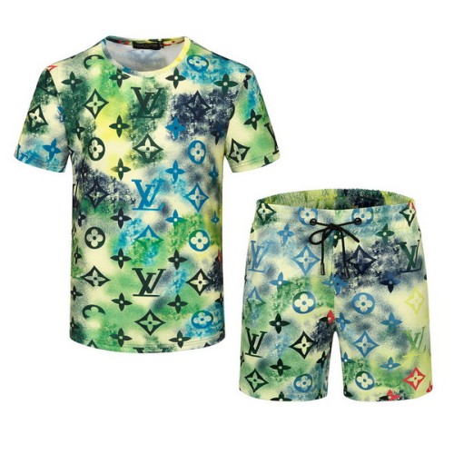 LV short sleeve men suit-053(M-XXXL)