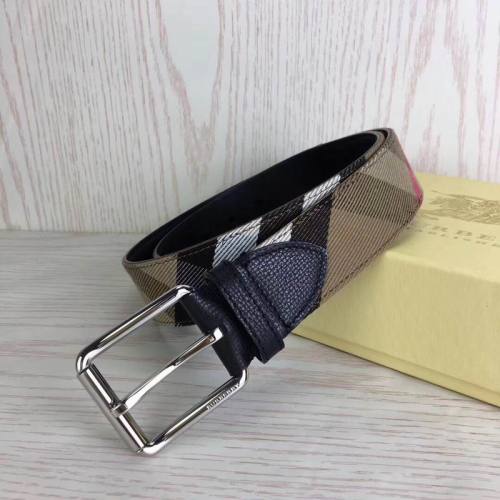 Super Perfect Quality Burberry Belts(100% Genuine Leather,steel buckle)-047