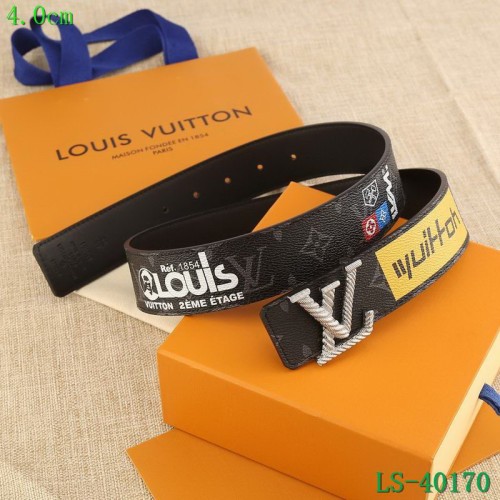 Super Perfect Quality LV Belts(100% Genuine Leather Steel Buckle)-1720