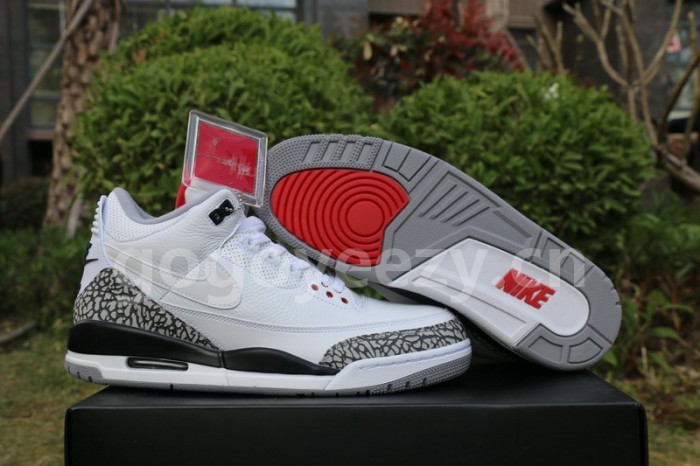 Authentic Air Jordan 3 JTH NRG Fire Red