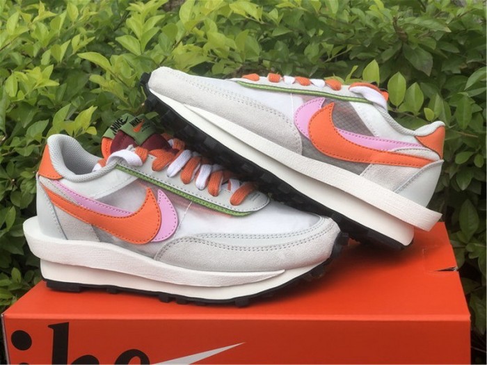 Authentic Sacai x Nike LDV Waffle Grey Orange