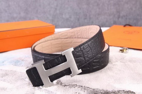 Super Perfect Quality Hermes Belts(100% Genuine Leather,Reversible Steel Buckle)-393