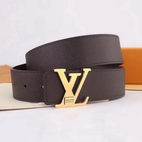 Super Perfect Quality LV Belts(100% Genuine Leather Steel Buckle)-1926